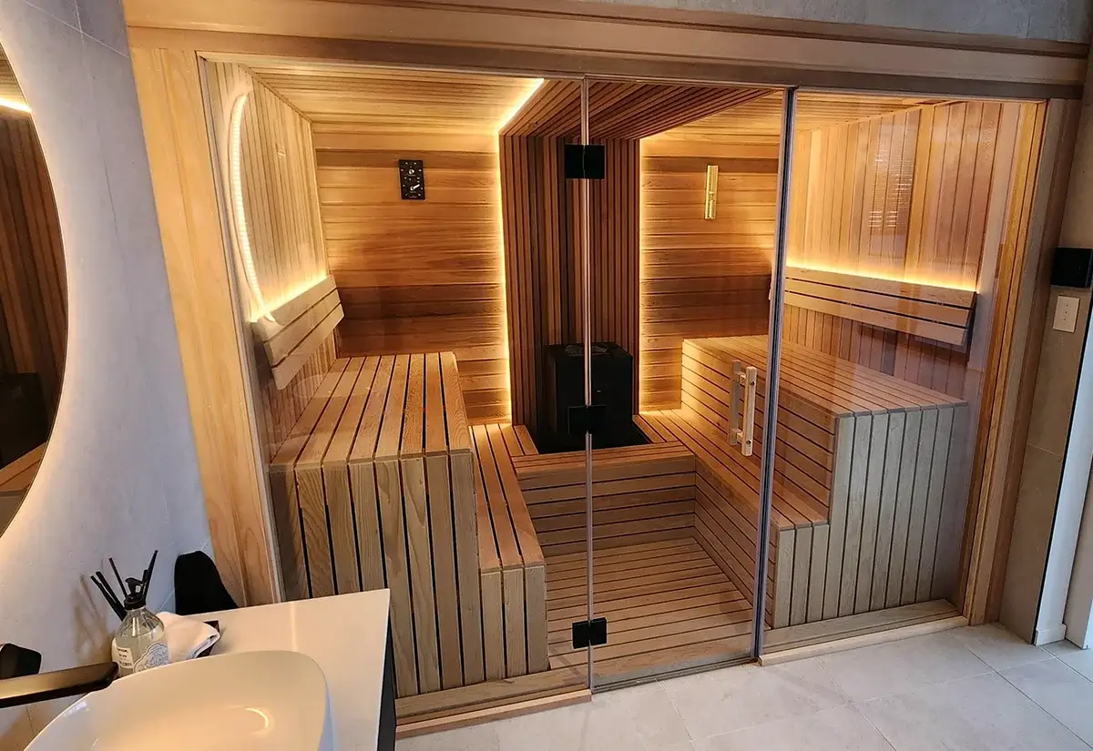Indoor Sauna Construction