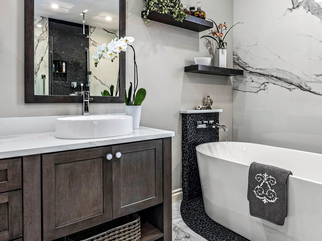 Luxury bathroom example