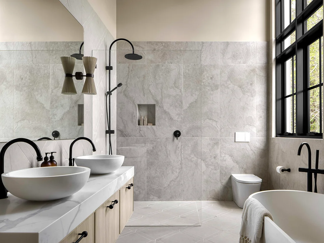 Luxury bathroom example
