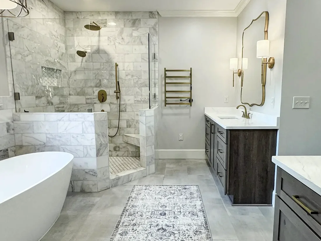 Luxury bathroom example