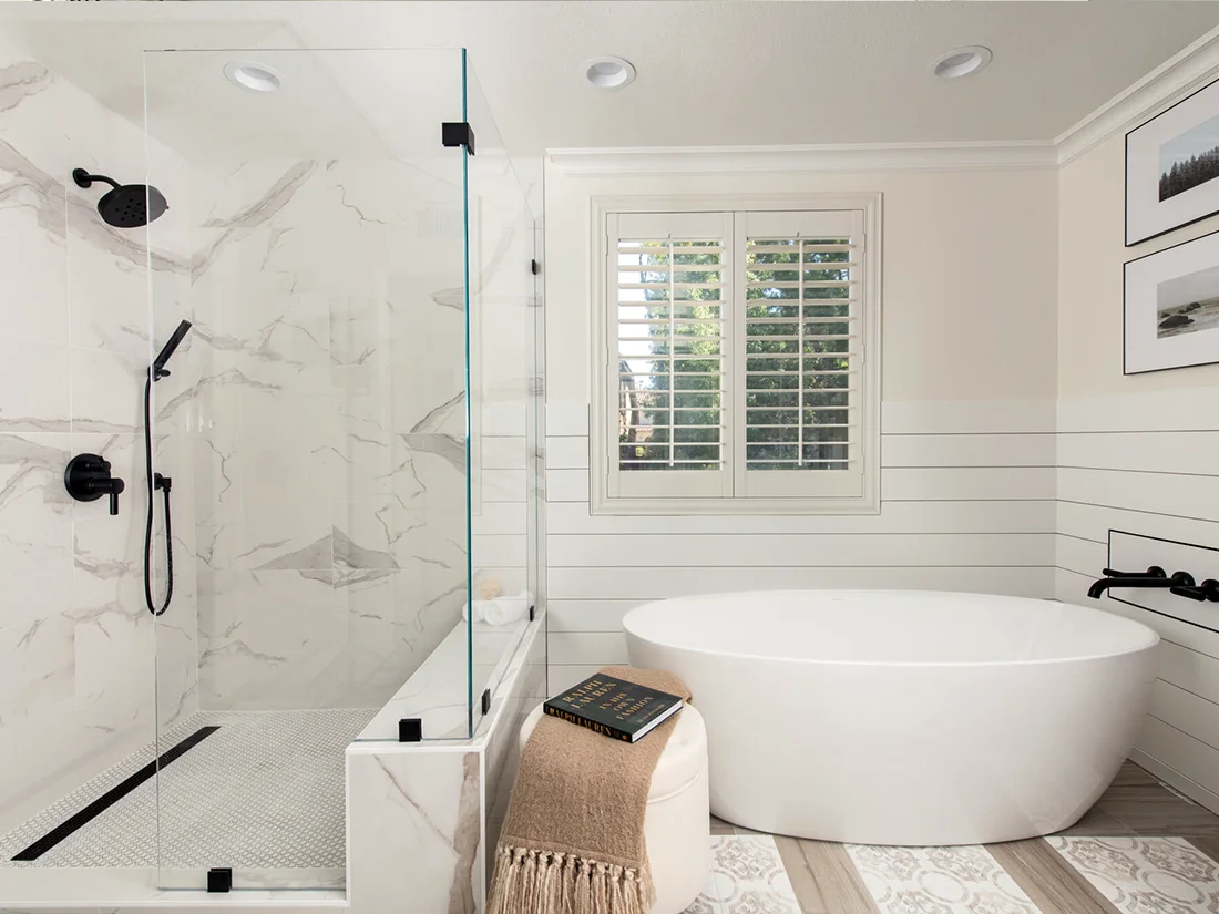 Luxury bathroom example